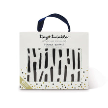 Load image into Gallery viewer, Tiny Twinkle Swaddle Blanket Ink Strokes
