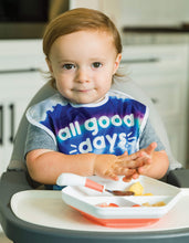 Load image into Gallery viewer, Tiny Twinkle Mess-proof Easy Bib All Good Days
