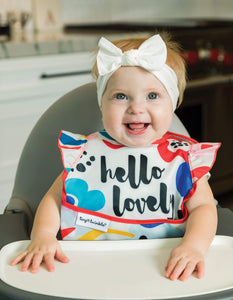 Tiny Twinkle Mess-proof Easy Bib Hello Lovely