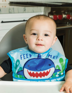 Tiny Twinkle Mess-proof Easy Bib Feed Me