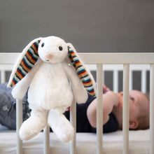Load image into Gallery viewer, Zazu Baby Sleep Soothers Bibi the Bunny- in crib
