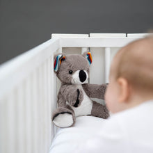 Load image into Gallery viewer, Zazu Baby Sleep Soothers Coco the Koala - in crib
