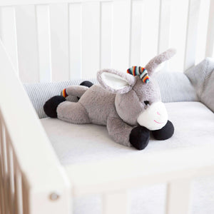 Zazu Baby Sleep Soothers Don the Donkey in crib