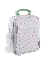 Load image into Gallery viewer, Citron - Super-Duper Lunch Backpack With Side Bottle Pocket Dino Side View
