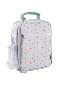 Citron - Super-Duper Lunch Backpack With Side Bottle Pocket Dino Side View